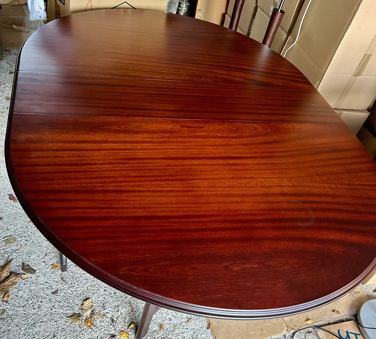 Contemporary Mahogany gate leg table - Image 4