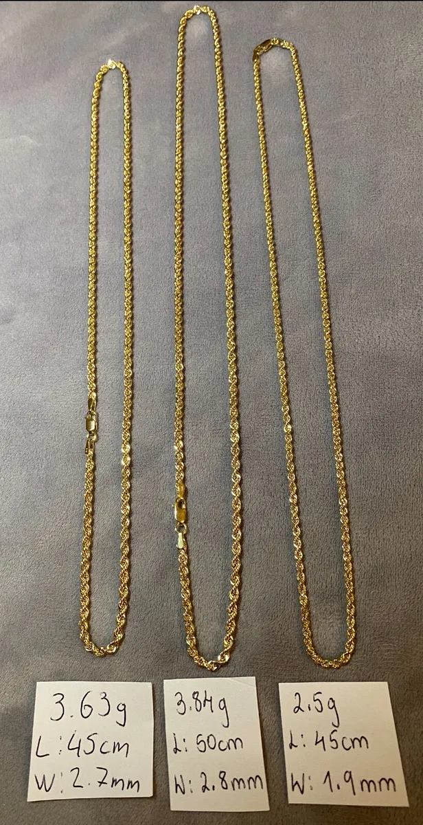 🌟🌟Necklaces/Bracelets/Earrings🌟🌟14k 585. - Image 3