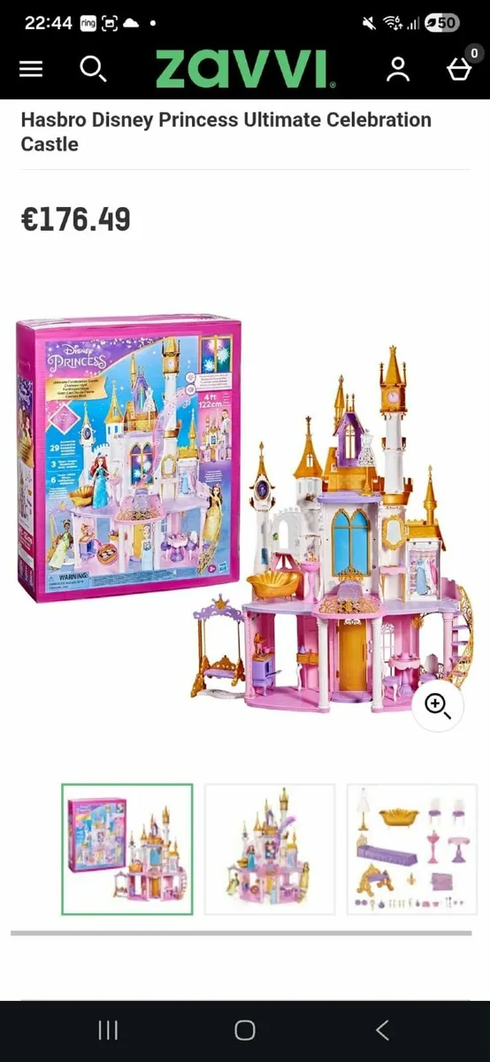 Disney Princess Castle + 18 Disney Princess Dolls - Image 1