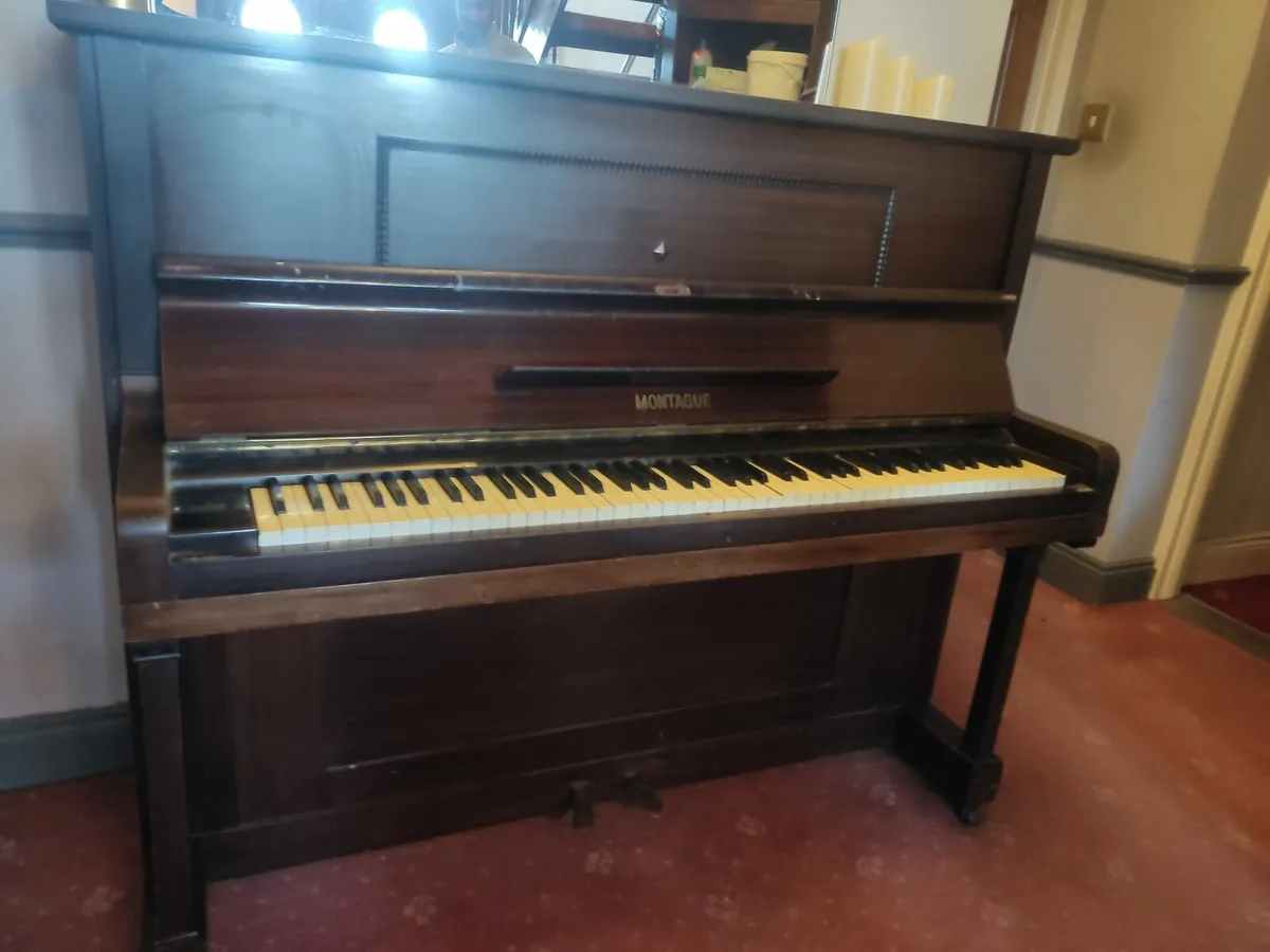 Upright Piano Montague in very good cond. Dublin - Image 1