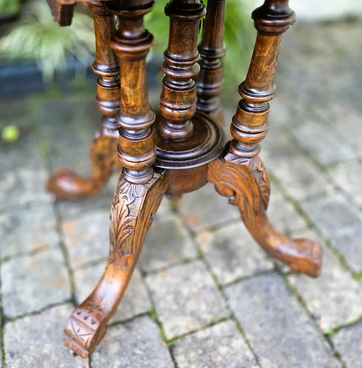 Edwardian Oval Walnut Centre Table- Circa 1905 - Image 2