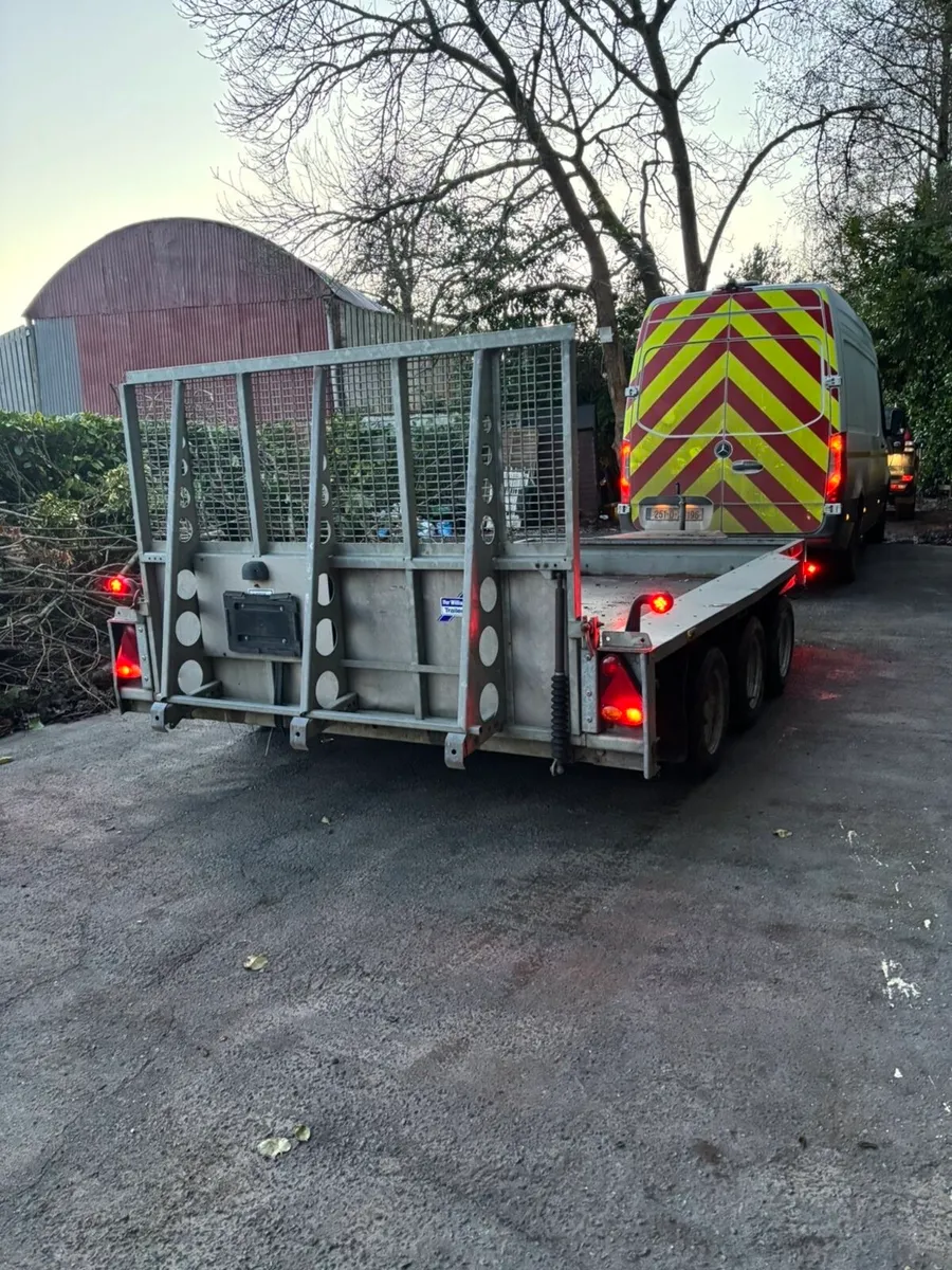 12x6 Ifor Williams triple axle plant trailer - Image 4