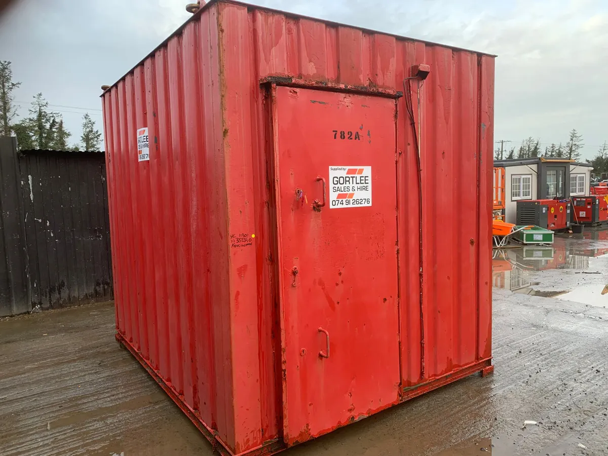 10x8 Site Office Cabin – Door & Window - Image 1