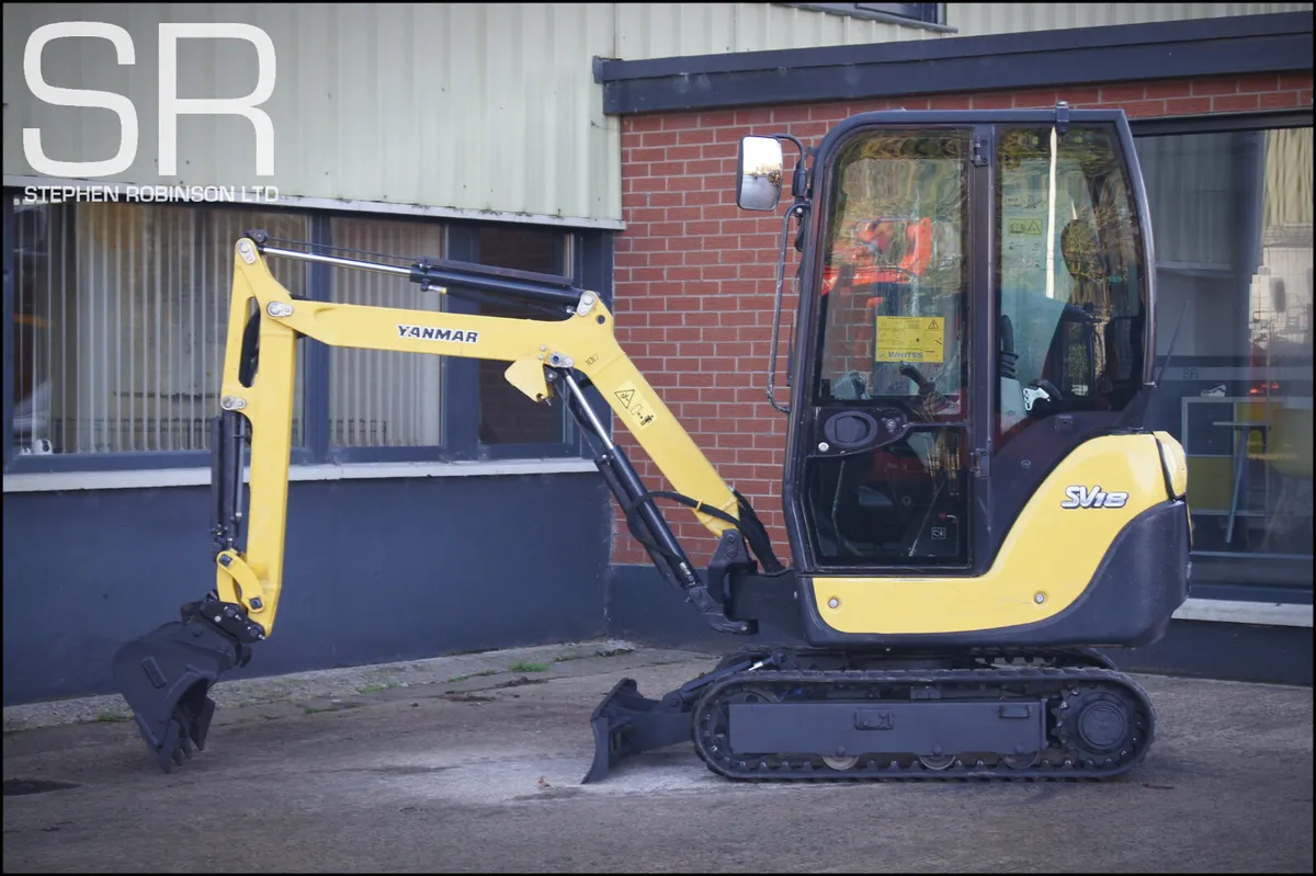 2017 Yanmar SV18 Mini digger - Image 4
