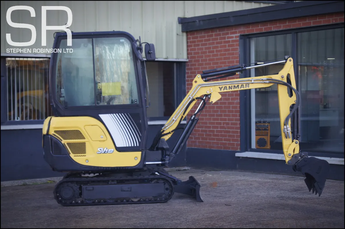2017 Yanmar SV18 Mini digger - Image 2