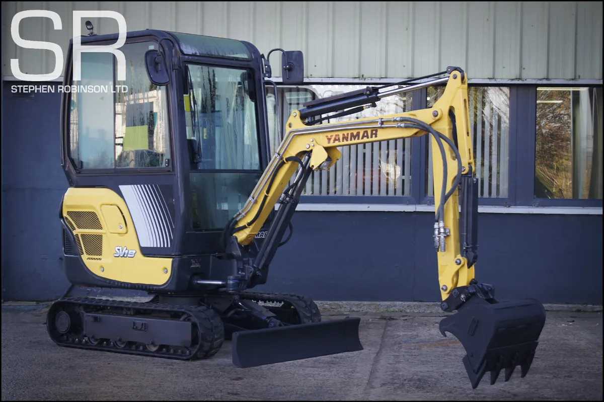 2017 Yanmar SV18 Mini digger - Image 1