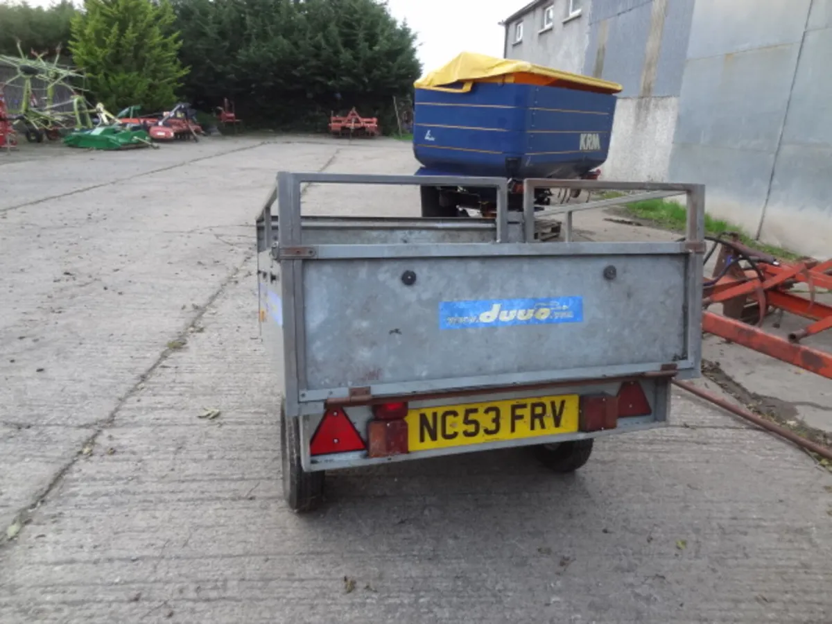 Galvanised Duuo Car / Quad Trailer - Image 4