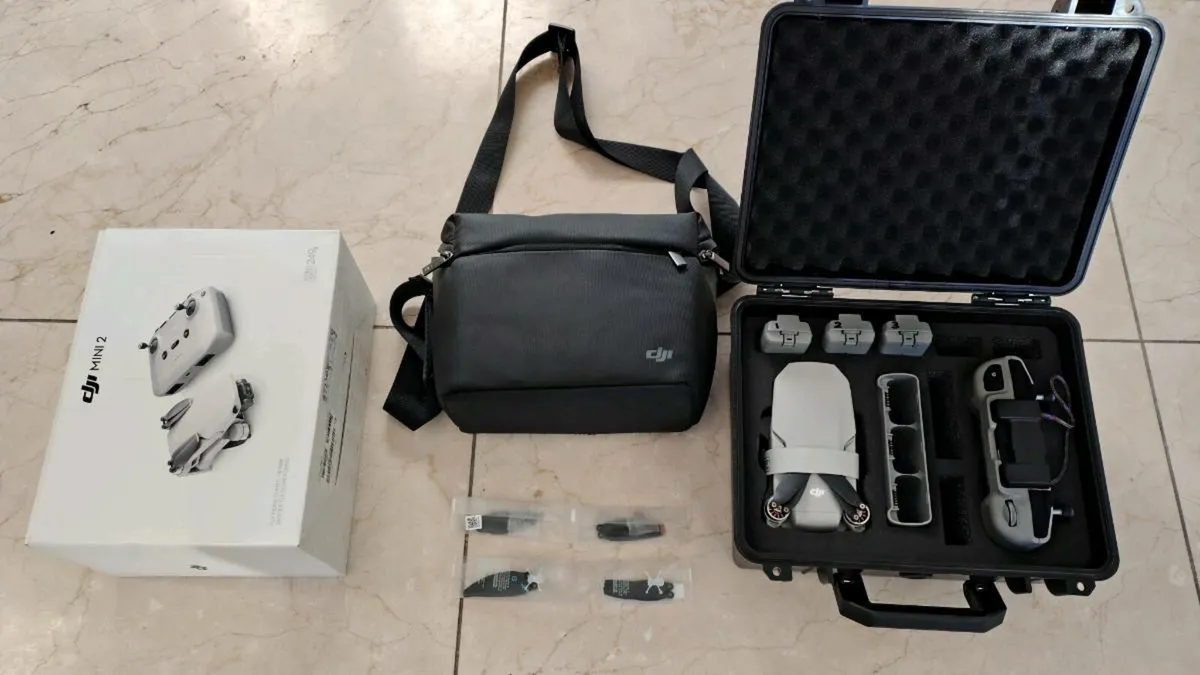 DJI Mini 2 Combo with hard and soft cases - Image 1
