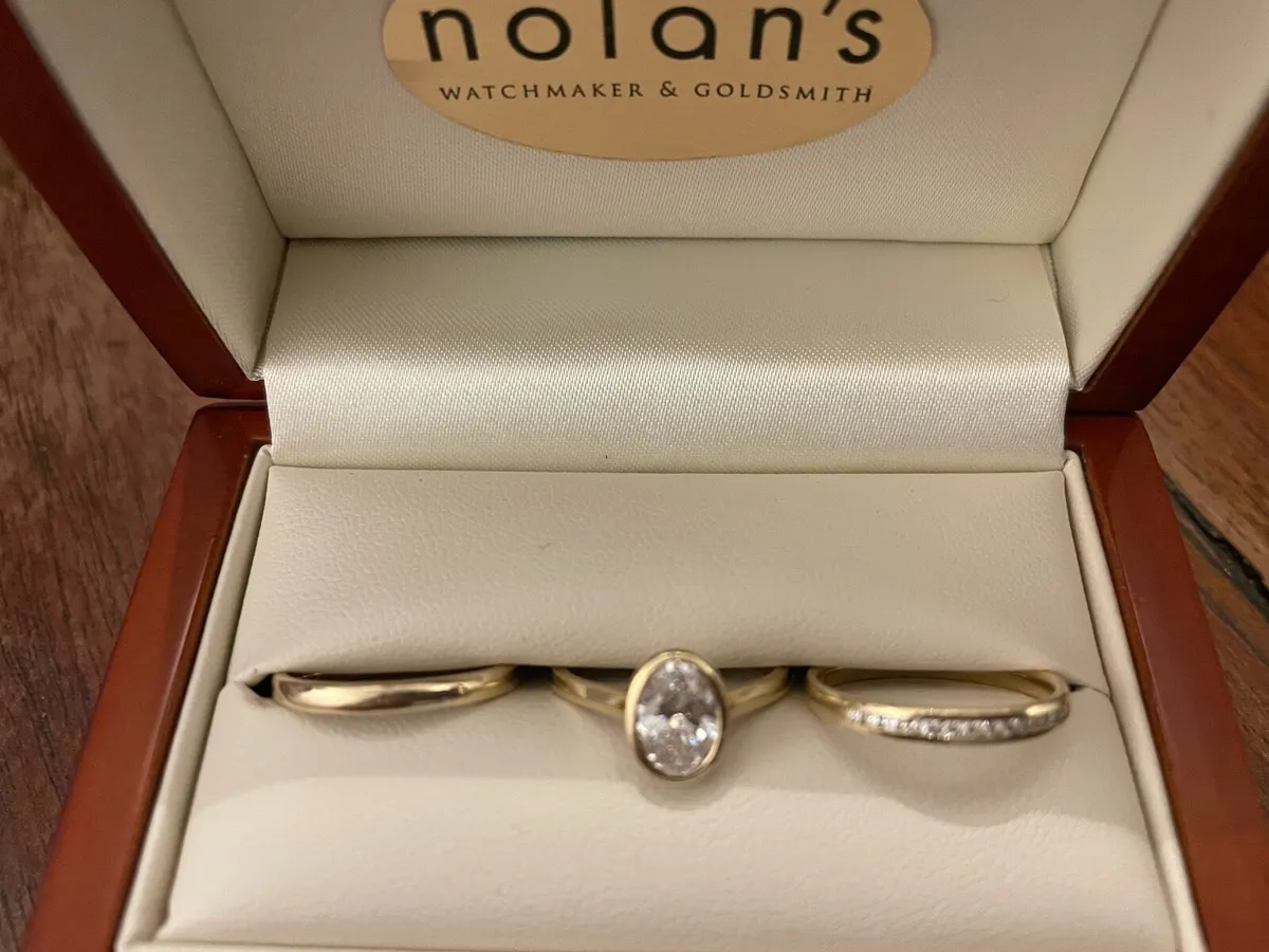 Diamond 3 set rings - Image 1