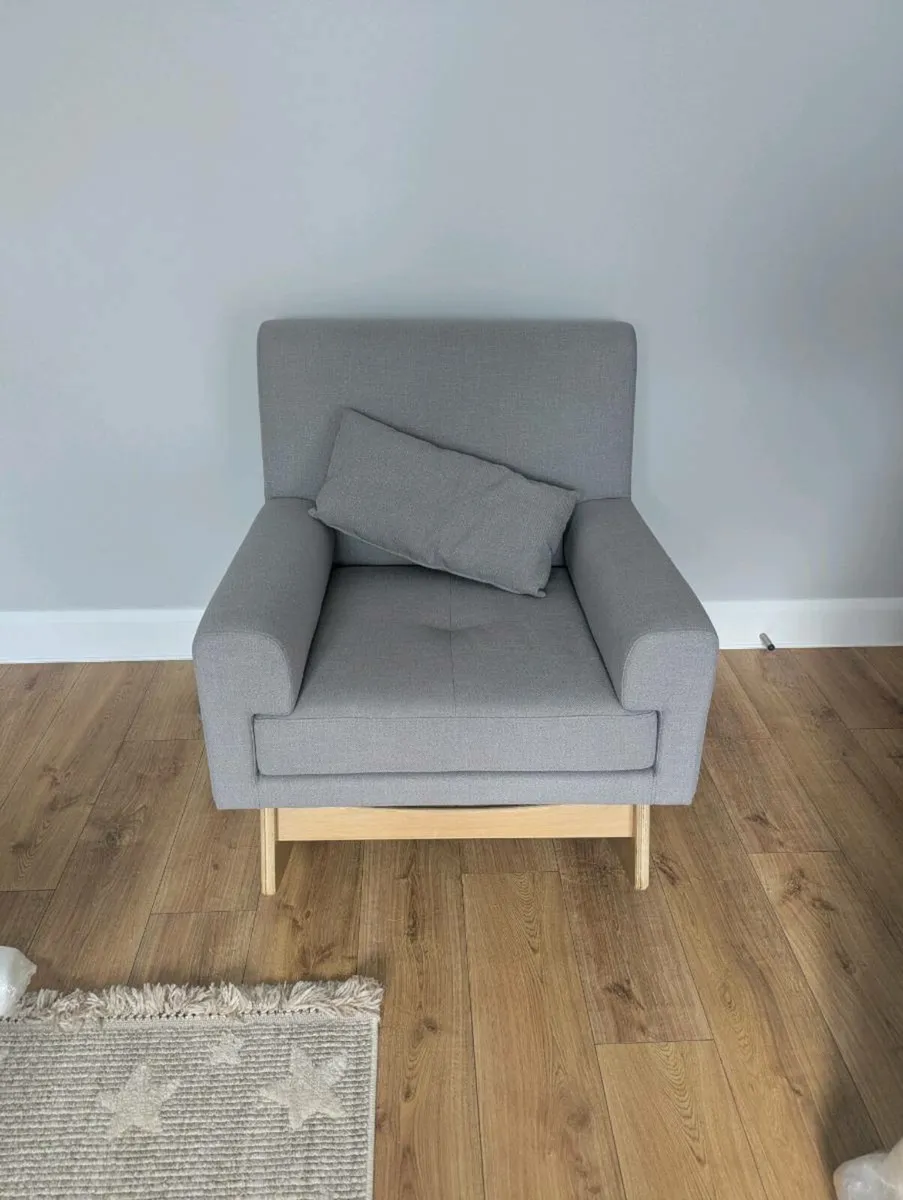 Gaia Baby Serena Nursing Rocking Chair Dove Grey - Image 1