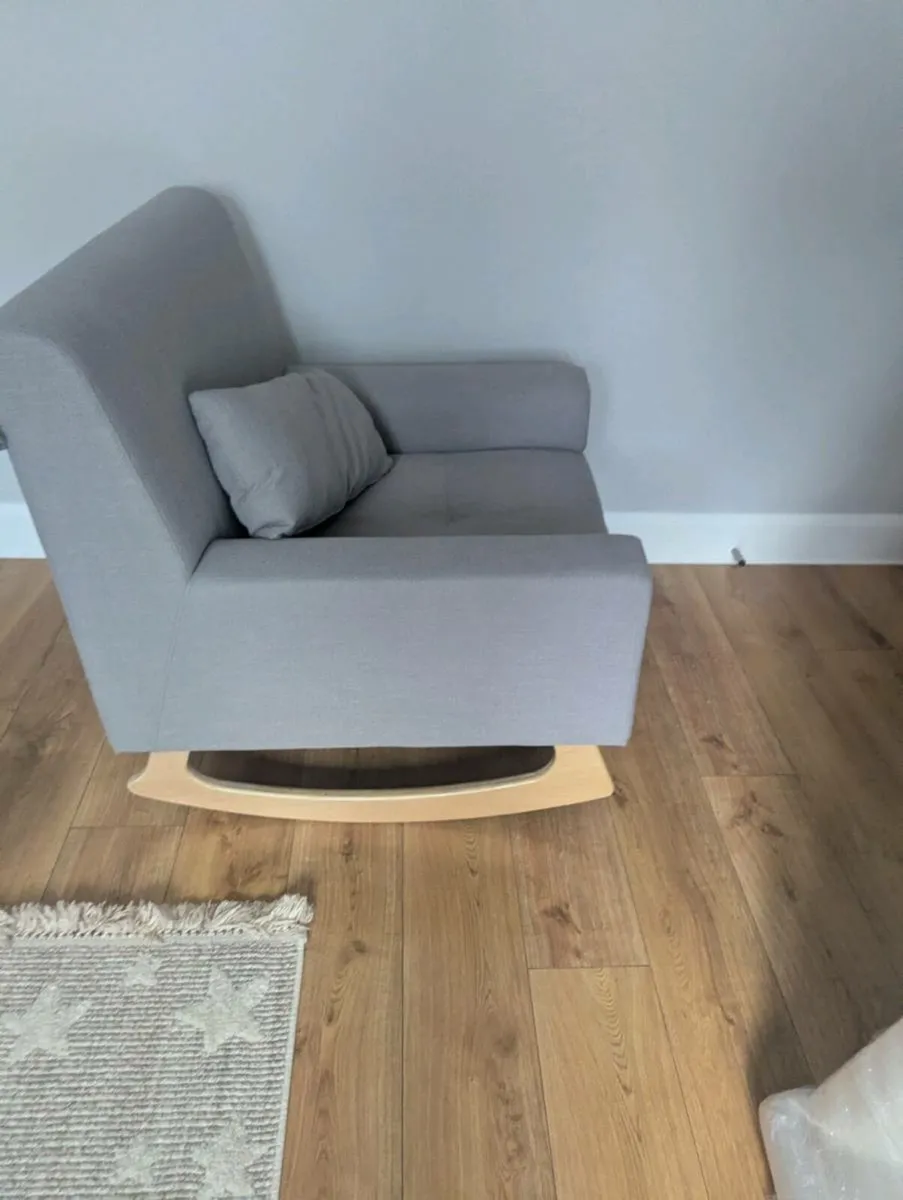 Gaia Baby Serena Nursing Rocking Chair Dove Grey - Image 2