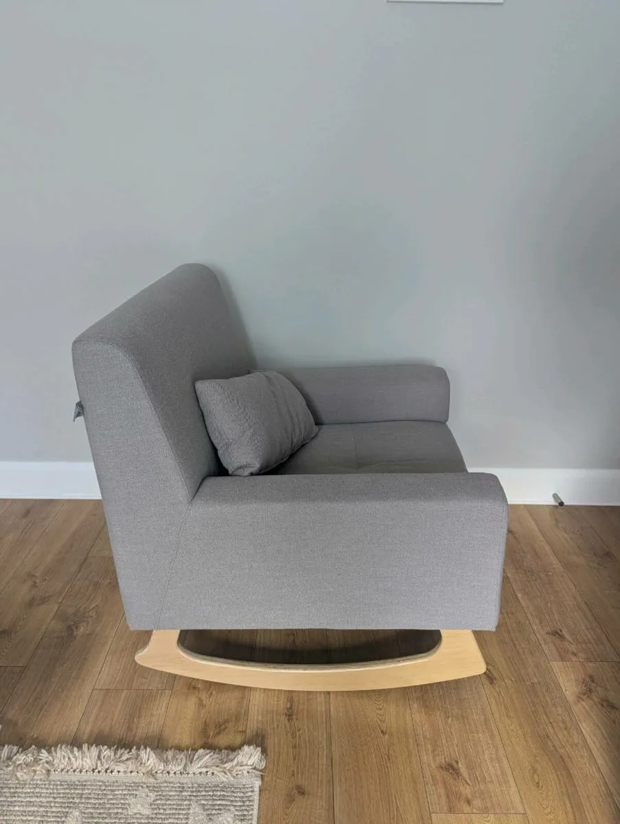 Gaia Baby Serena Nursing Rocking Chair Dove Grey - Image 3