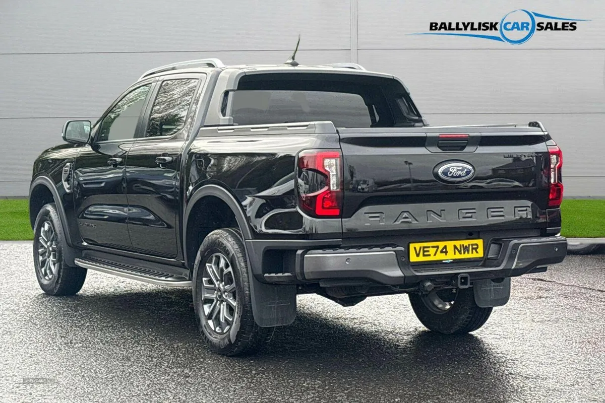 Ford Ranger 3.0 TD V6 Wildtrak Auto 4WD in Black w - Image 2