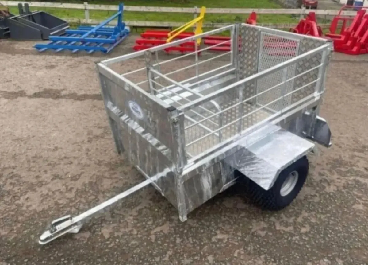 TRAILER 5x3 QUAD SHEEP WITH DIVISION GATE - Image 2