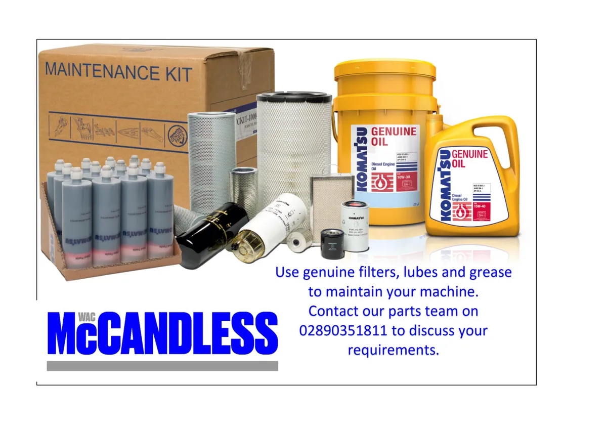 Genuine Komatsu Filters, Oils & Grease