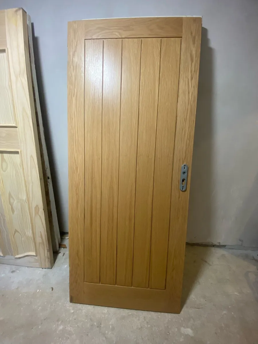 Oak Mexicano sheeted prefinished door 78x33 - Image 1