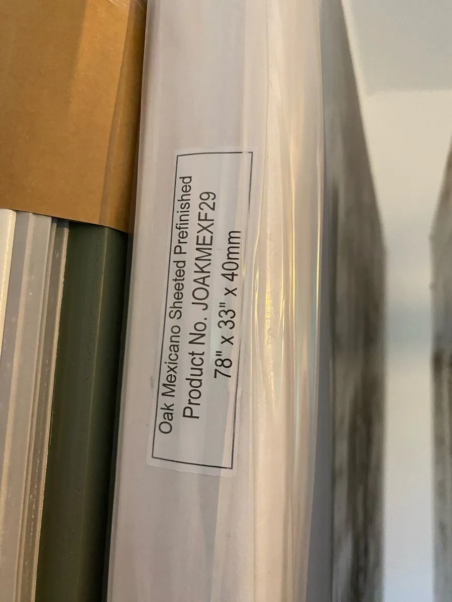 Oak Mexicano sheeted prefinished door 78x33 - Image 2