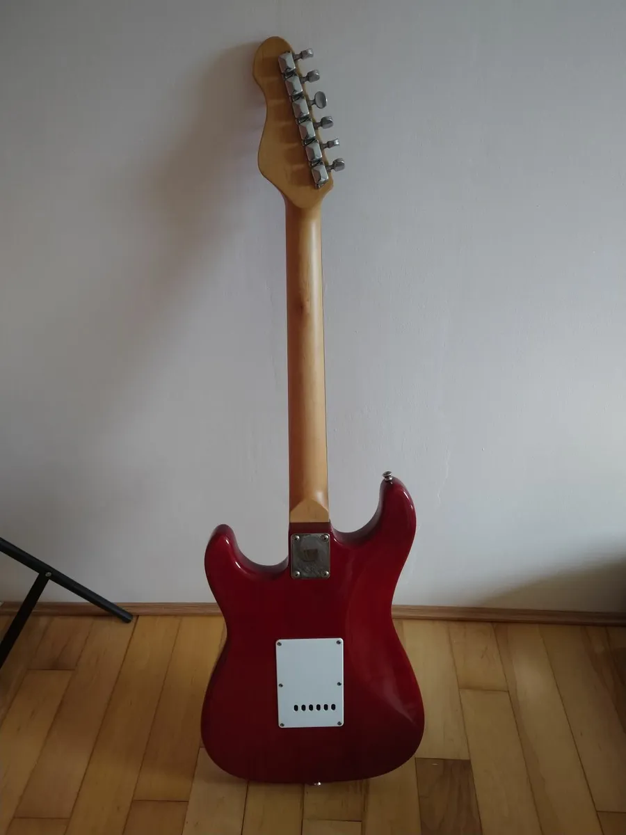 Encore Electric Guitar Red - Image 2