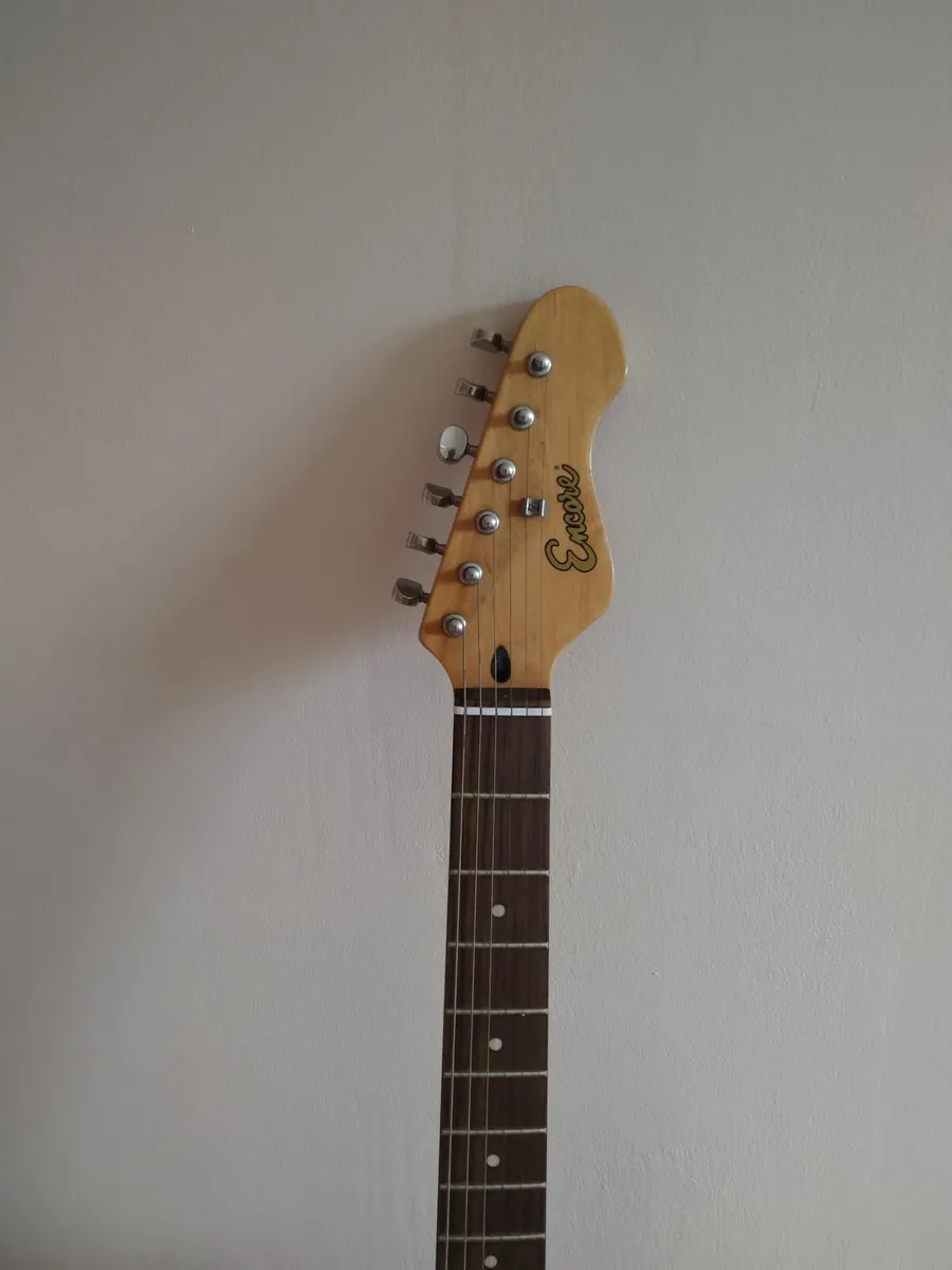 Encore Electric Guitar Red - Image 3