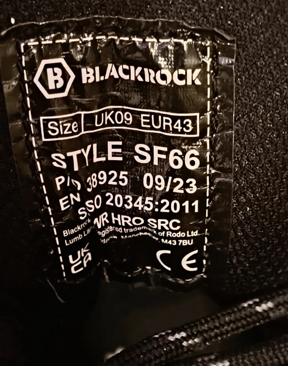 Blackrock SF66 Avenger Waterproof Safety Boots. - Image 2