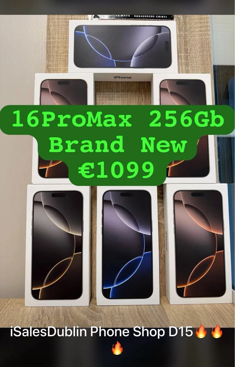 16 Pro Max 256Gb New! Unlocked! E.U. Xmas SALE! - Image 3
