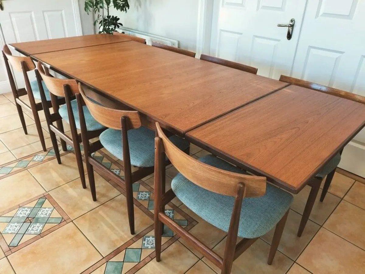 Mid Century Vintage G Plan Kofod Larsen designed Dining Set - Image 3