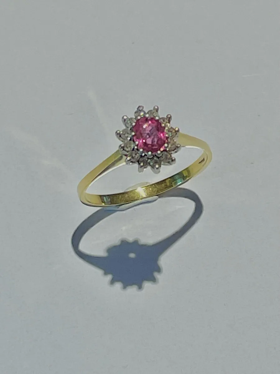 18 Carat Gold, Ruby and Diamond Ring - Image 3