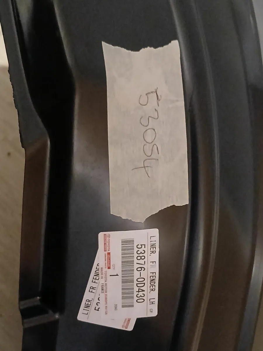 Toyota Yaris Front Left Hand Side Wheel Liner - Image 3