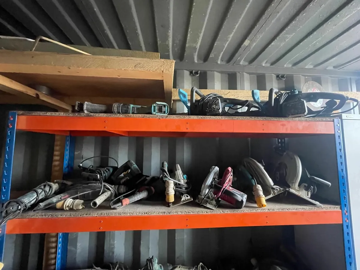 Large selection of surplus tools and containers. - Image 4