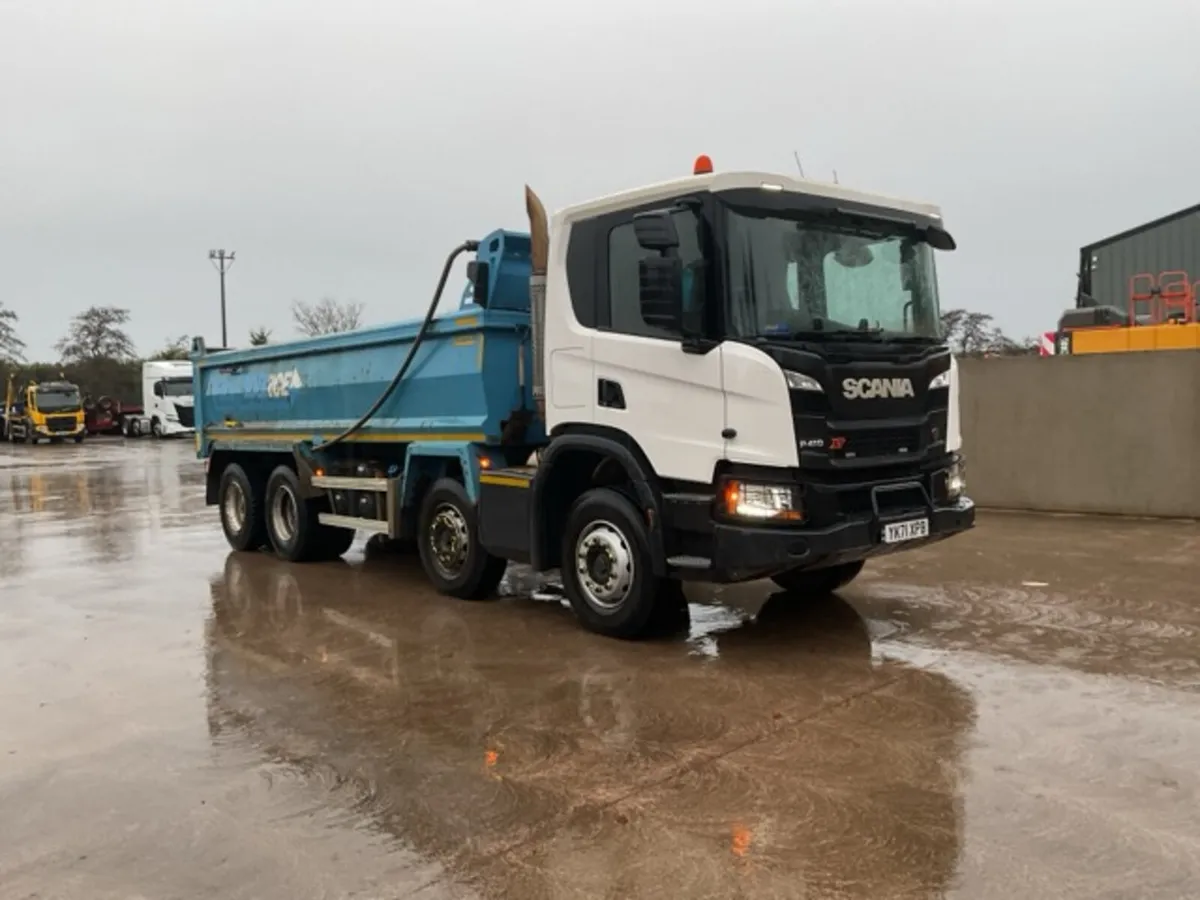 2021 Scania P410 XT 8x4 Steel Tipper - Image 1
