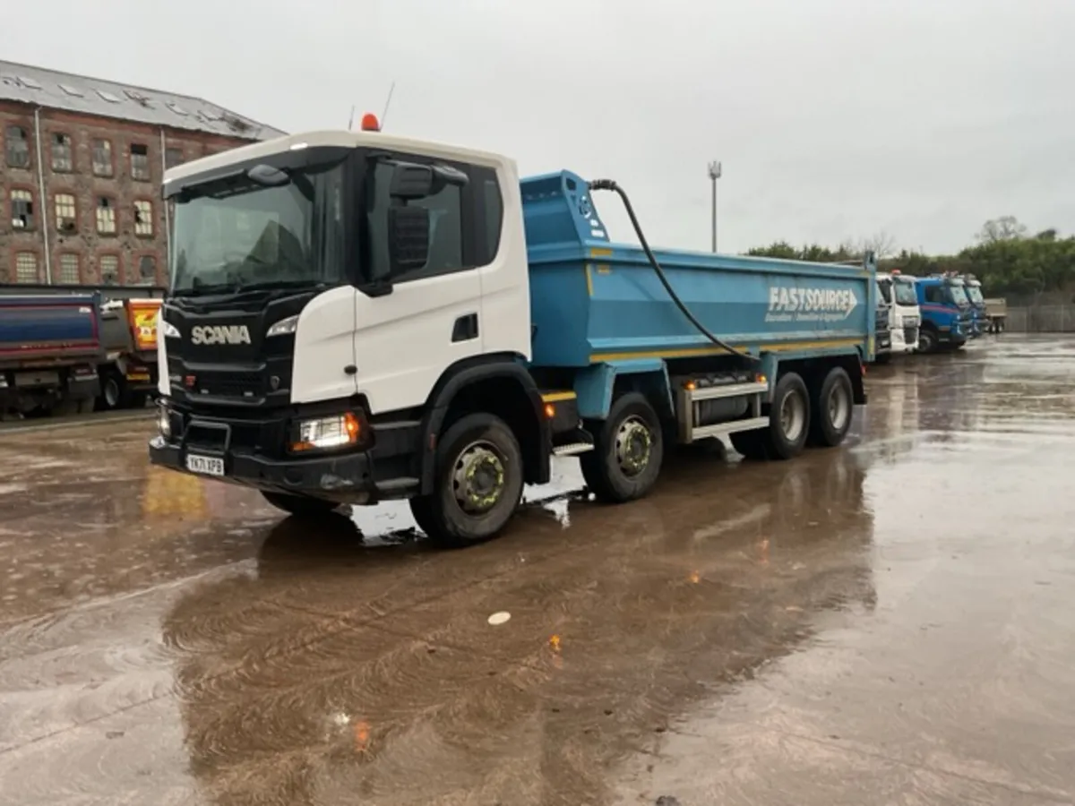 2021 Scania P410 XT 8x4 Steel Tipper - Image 3