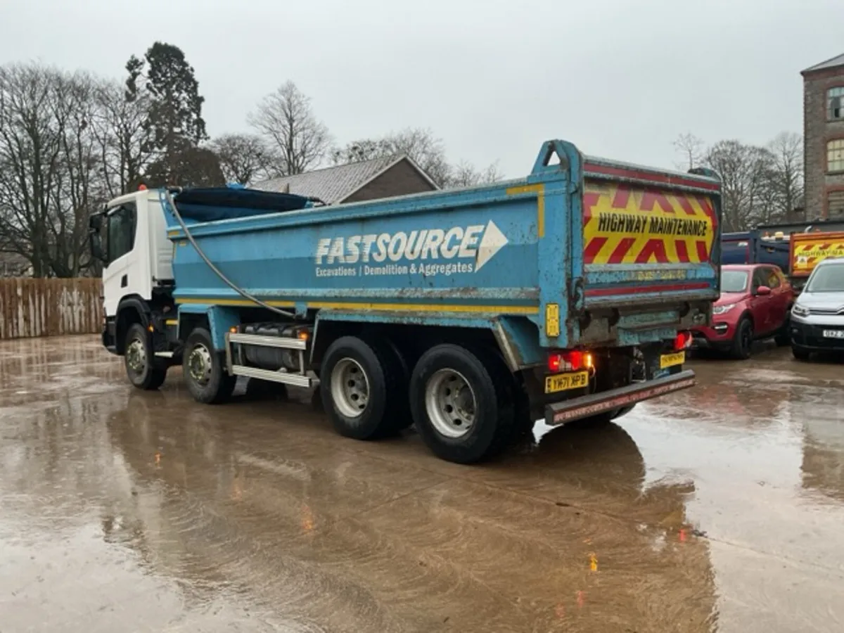 2021 Scania P410 XT 8x4 Steel Tipper - Image 4