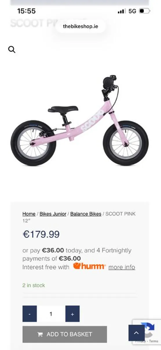 Balance bike