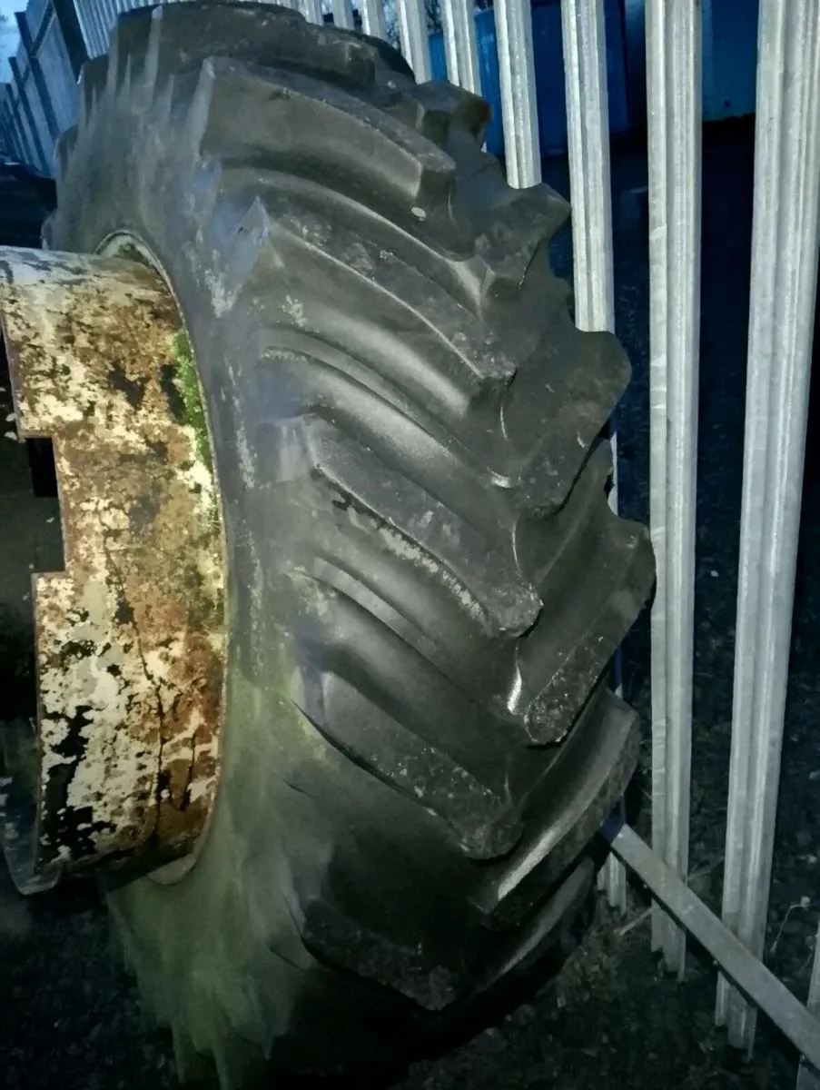 Tyres Firestone pair of16.9R38 420/85R38 75%thread - Image 1