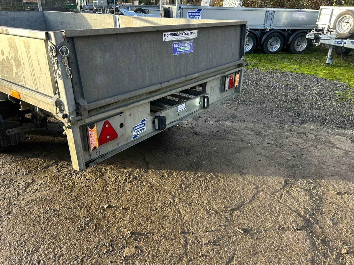 Ifor Williams 12x6.6  Dropside  LM126 with LEDs - Image 3