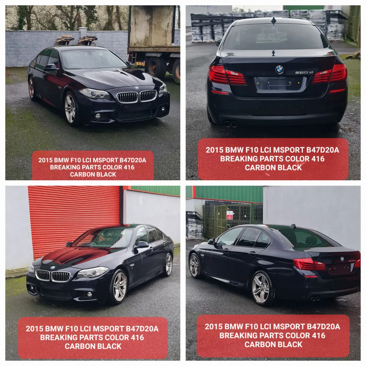 2015 BMW F10 LCI MSPORT B47D20A BREAKING 416 - Image 3