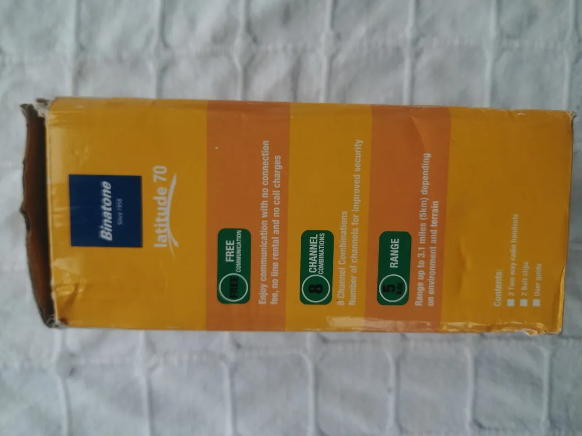 Binatone Latitude 70 Two way radios - Image 4