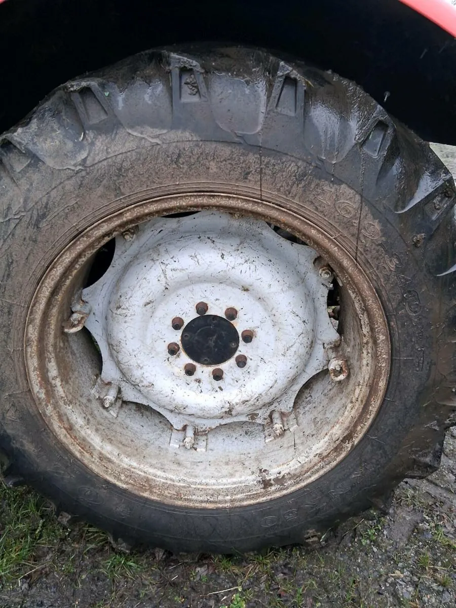 Tractor tyres 16.9r34    €100 FOR BOTH TYRES - Image 1