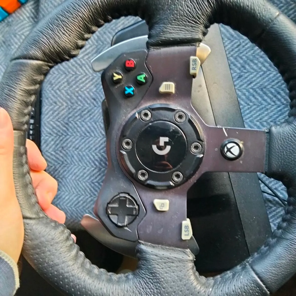 Logitech G920 Driving Force Wheel PC/Xbox One with - Image 1