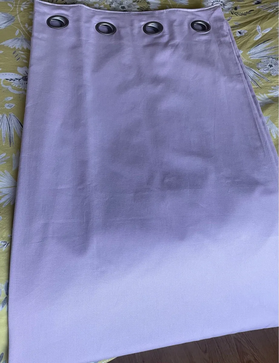 Lilac curtains