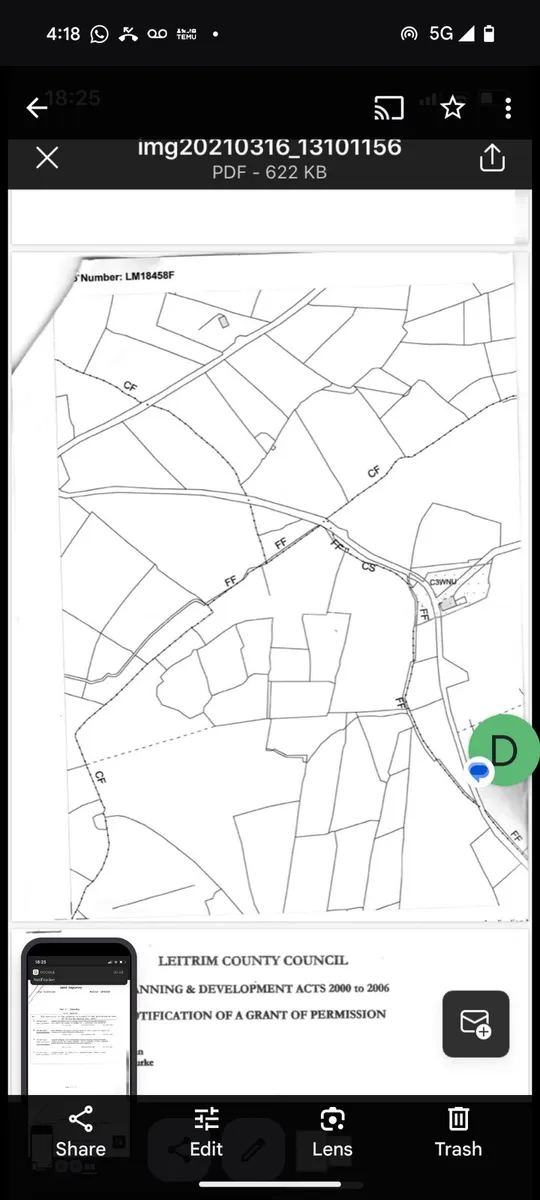 Site Leitrim,, Doolargy Glebe, , previous planning - Image 4