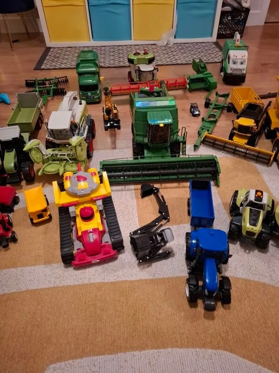 Big Bruder toys,tractors & trucks - Image 1
