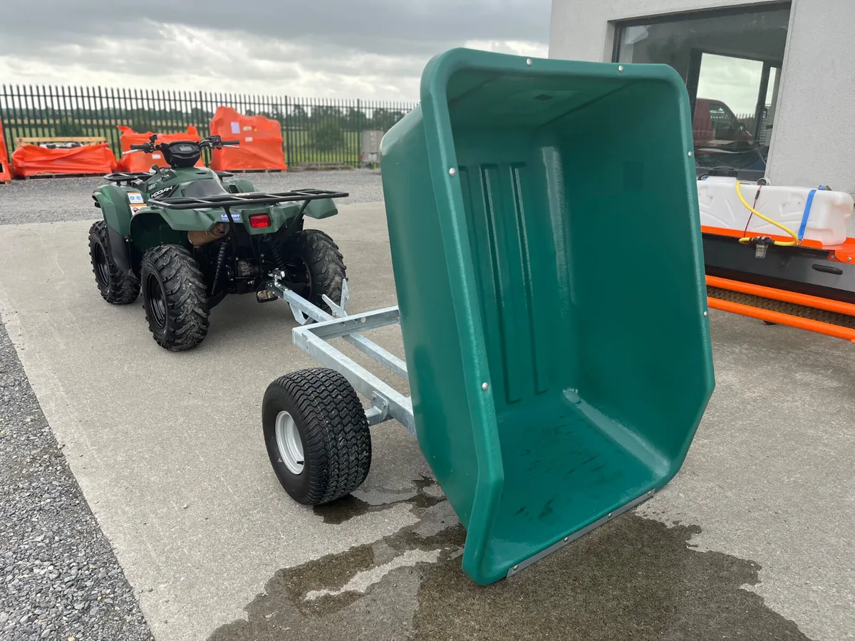 VIDEO!  JFC QUAD TIPPING TRAILERS - Image 1