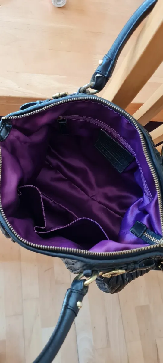 Genuine Coach Black leather handbags - Image 3