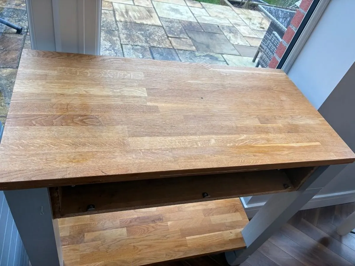 Kitchen Island Extension with Pastry Block/chopping board - Image 3