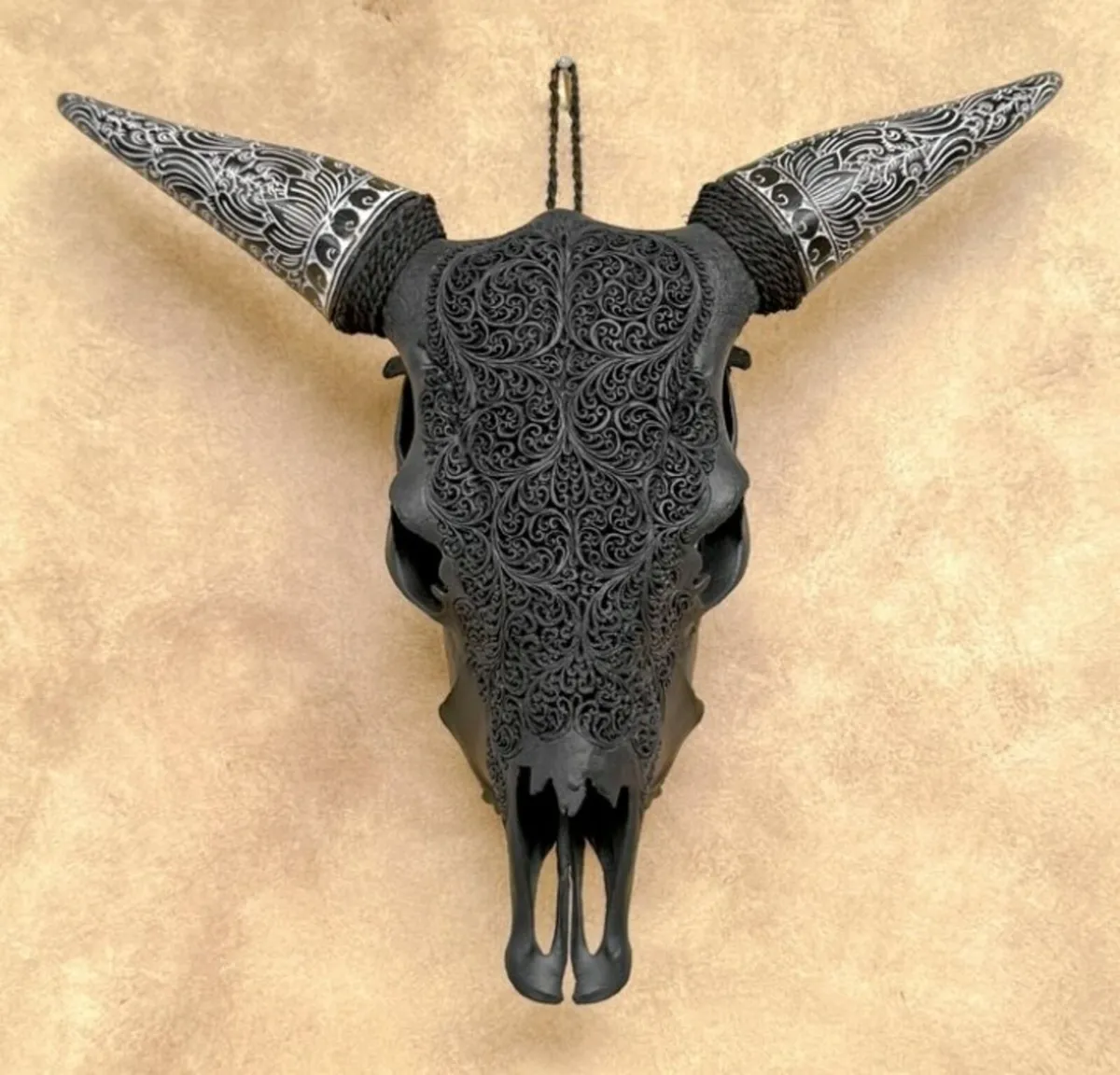 Authentic large Indonesian hand carved decor - Image 2