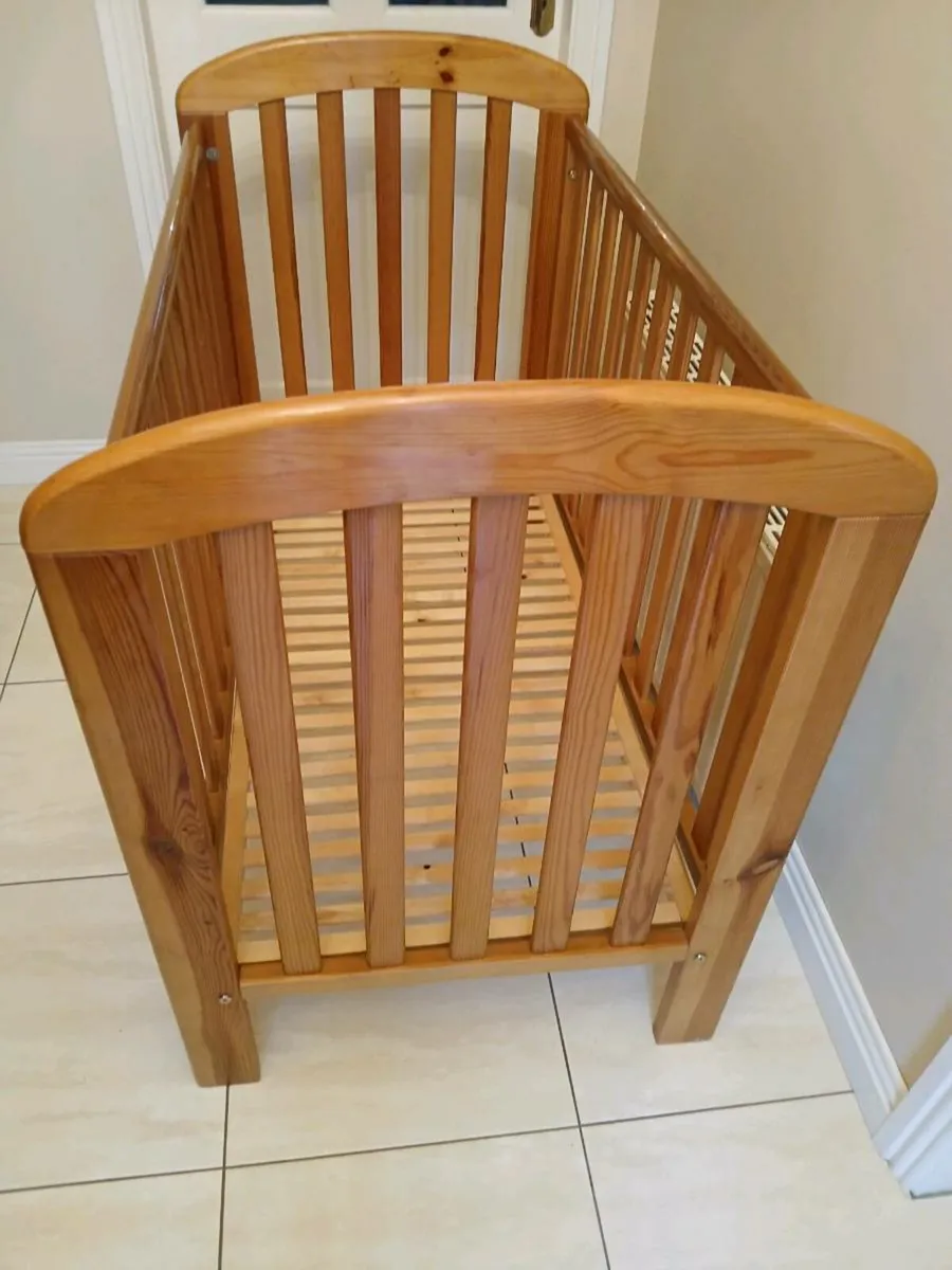 Cot...120 x 60.+ mattress. - Image 1