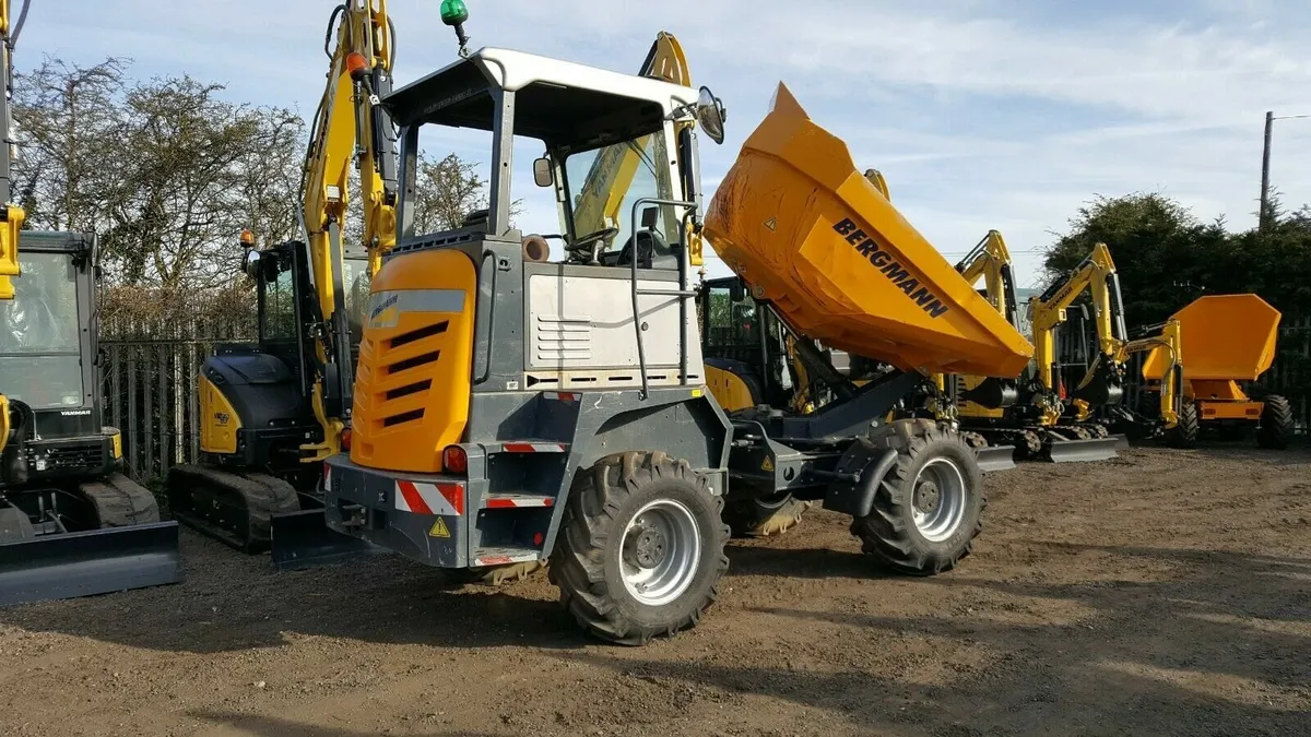 Bergmann 2060R Plus - 6 ton Swivel Dumper 1200 hrs - Image 3