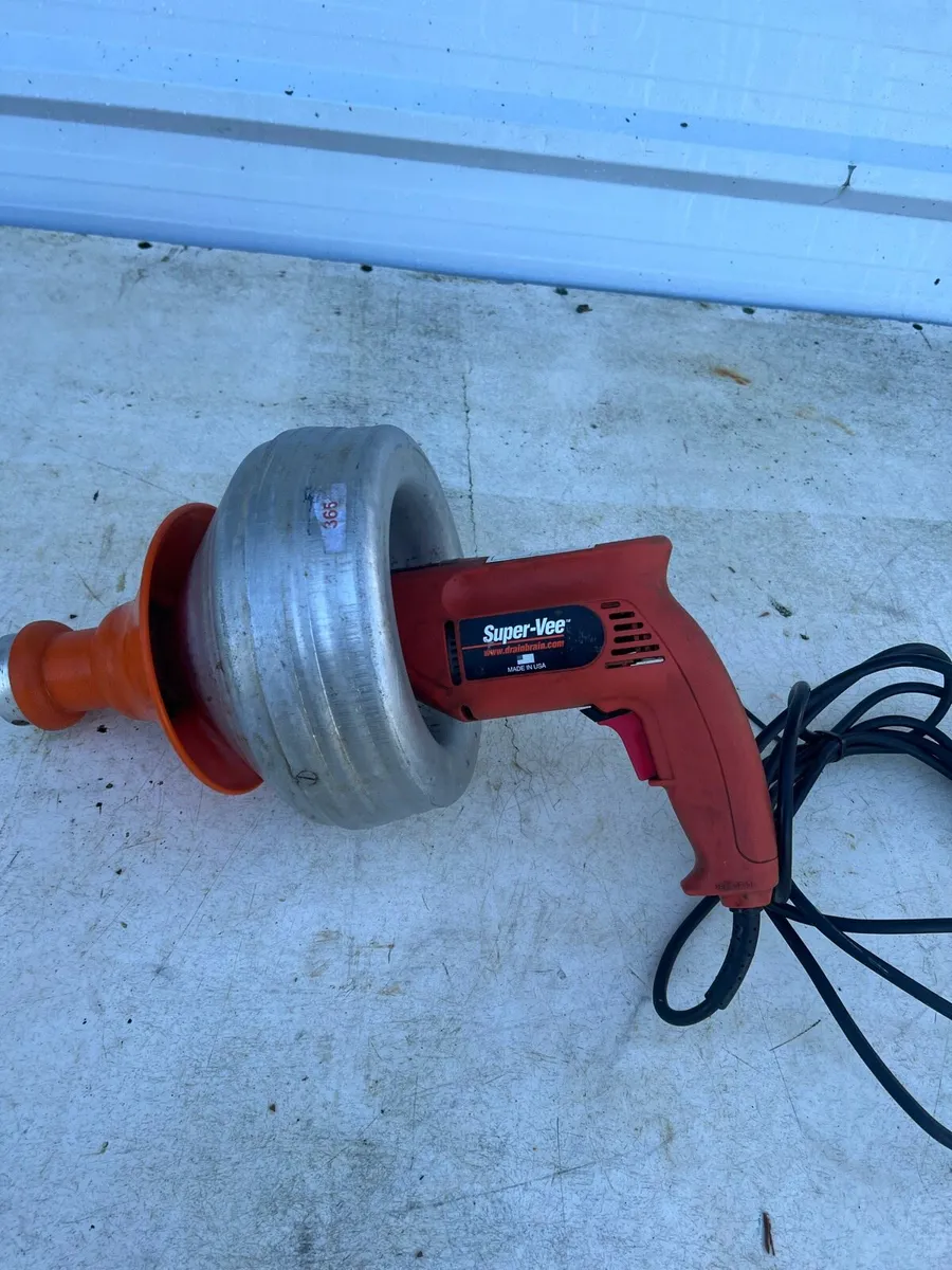 Drain Cleaner Hand Heald Electric Drain Snake. - Image 2
