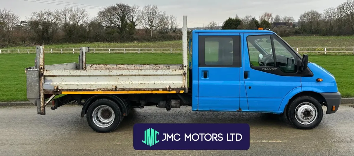 Ford Transit 2012 Crew Cab Tipper With TailLift - Image 2